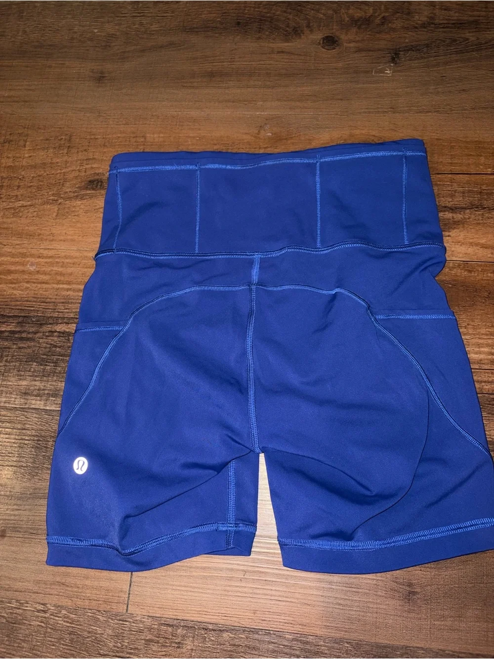 Lululemon High-Waist Women's Active Bike Shorts — Cobalt Blue